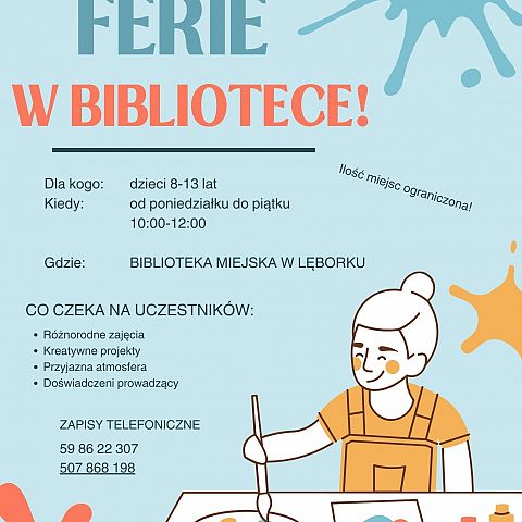 Ferie w Bibliotece 2026